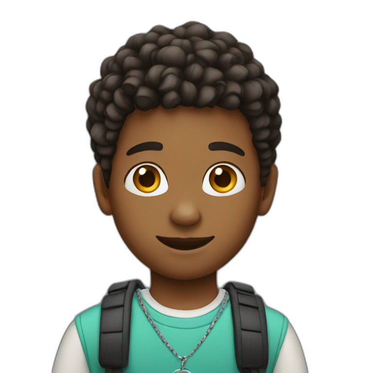 boy with hoop earrings emoji