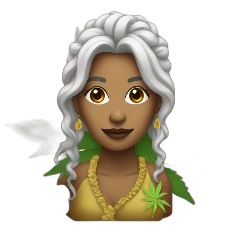 Cannabis Queen emoji