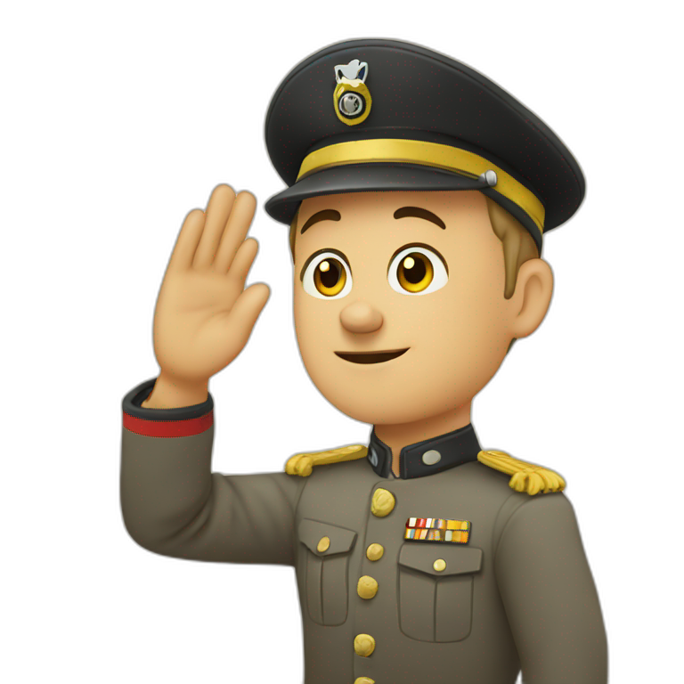 German salute emoji