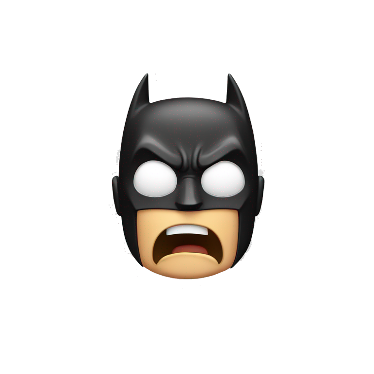 batman shocked with hands on face emoji