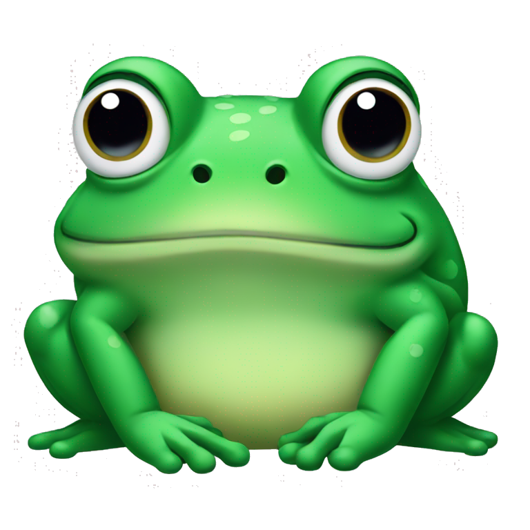 Sad frog emoji