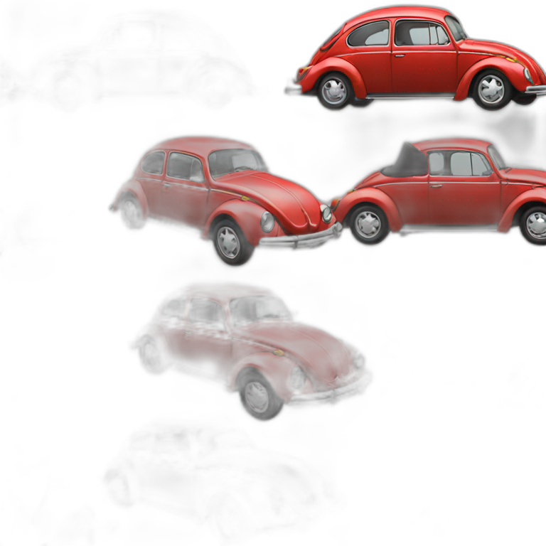Volkswagen Beetle Red emoji