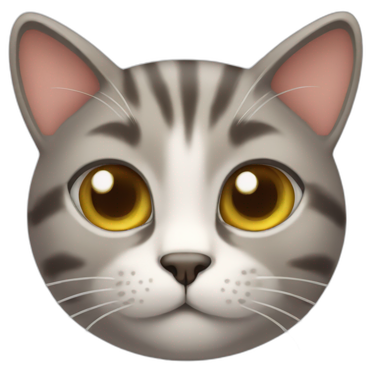 Cute Cat With Cute Face emoji