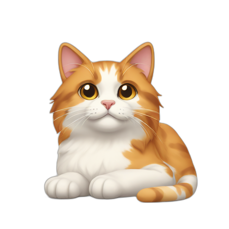calico cat and cream cat emoji
