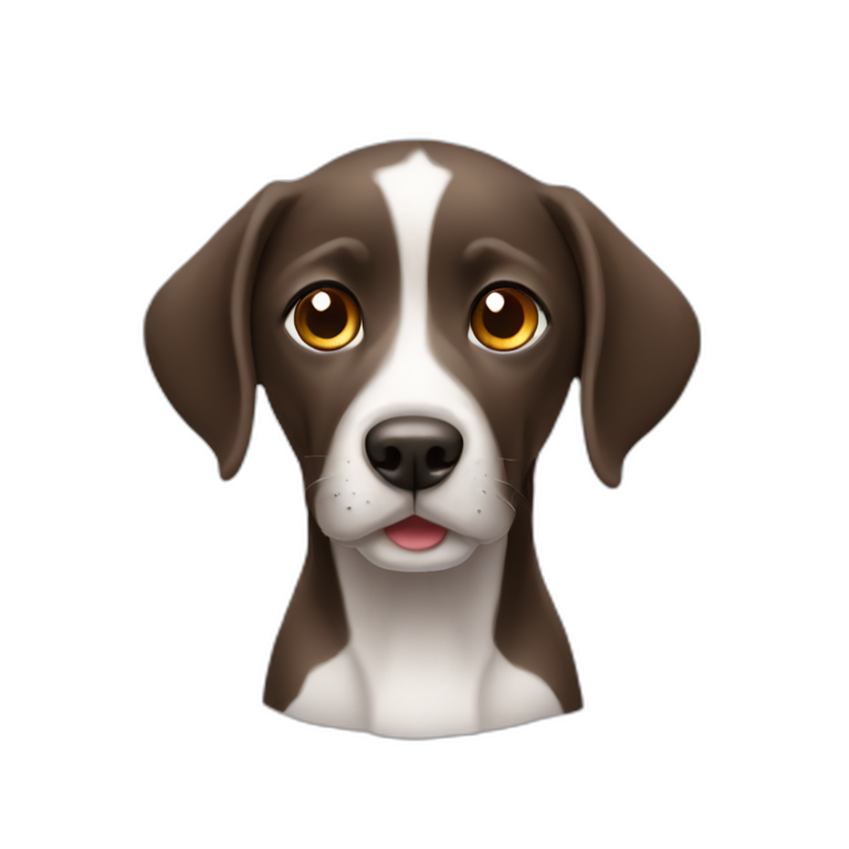 Cute little Pointer emoji