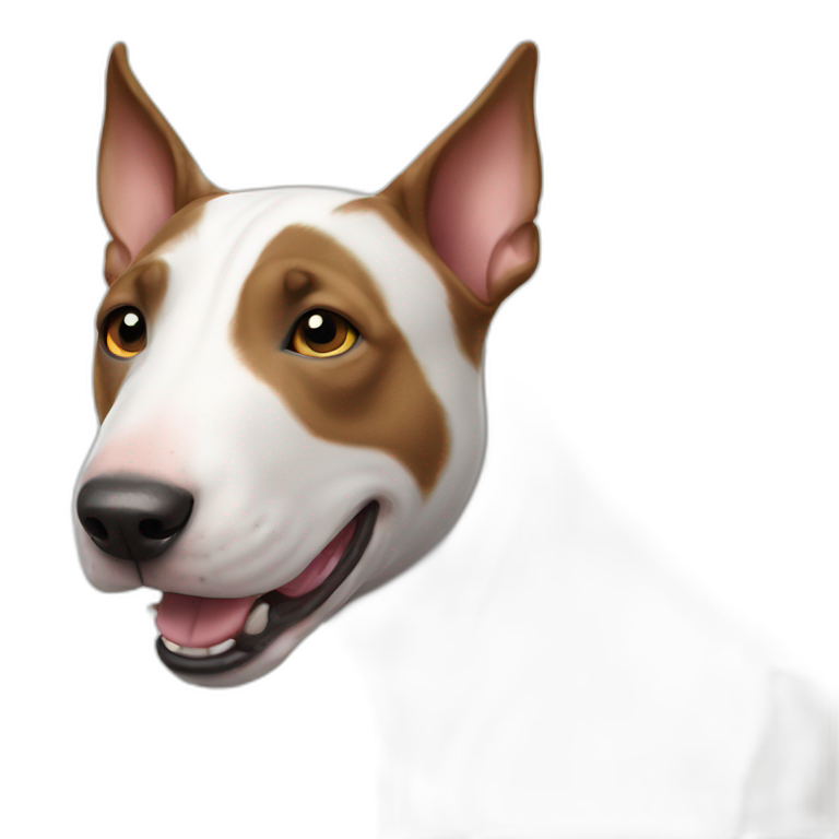 Dog bull terrier emoji