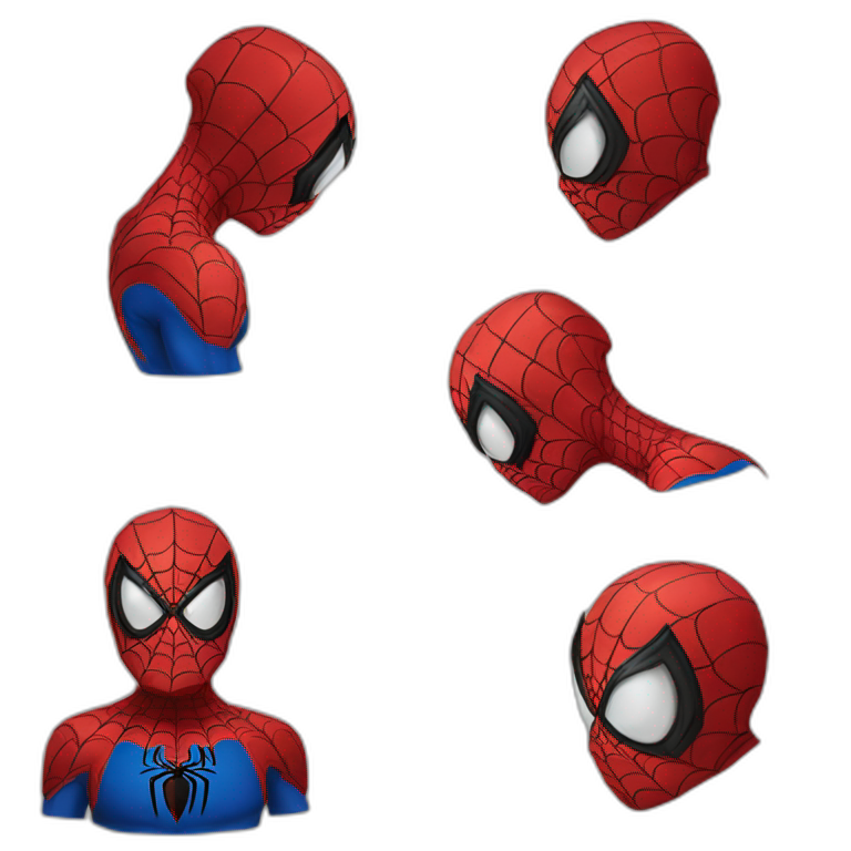 spiderman whit crhismas hat emoji