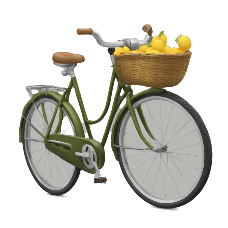 Chat sur bicyclette  emoji