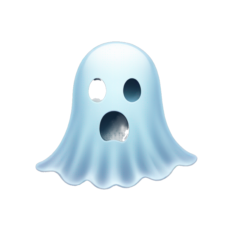 ghost emoji using phone emoji