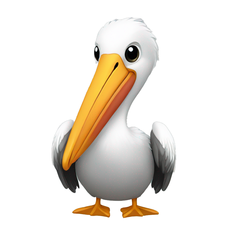 Pelican Front View emoji