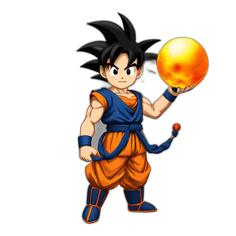 Goku-holding-an-dragonball emoji