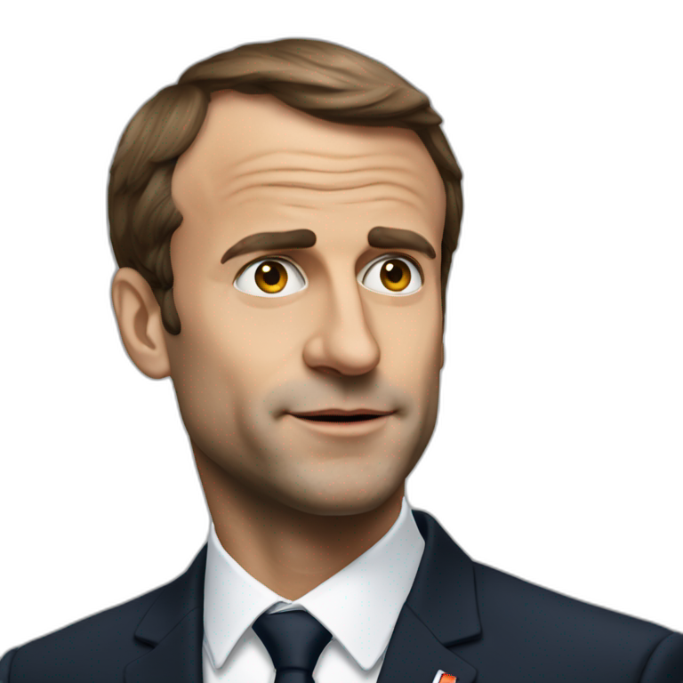 Macron qui vomi emoji
