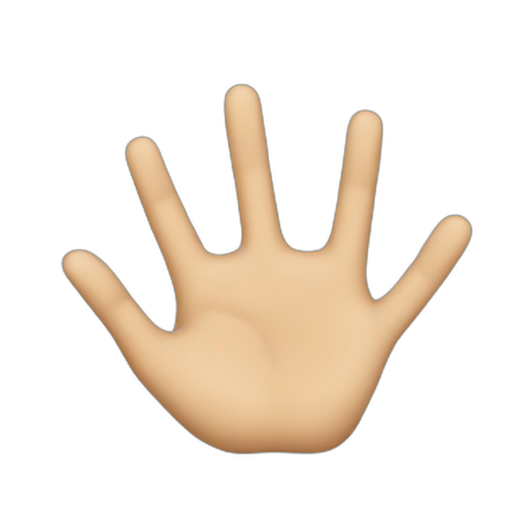 two hands - grab emoji