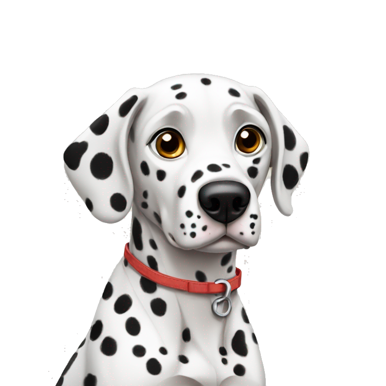 Dalmatian dog emoji