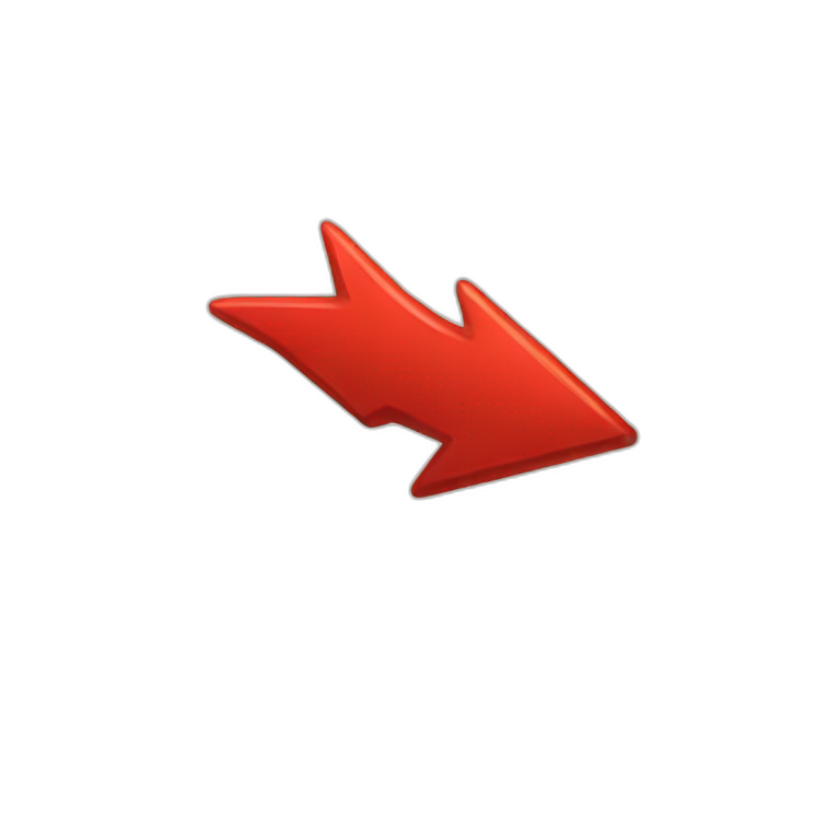red-arrow emoji