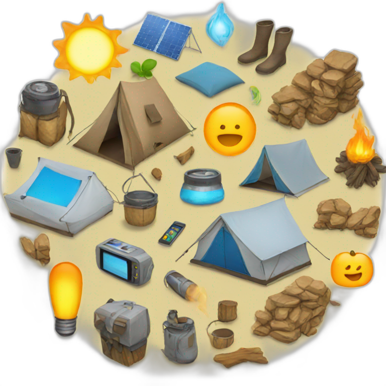 energy camp emoji
