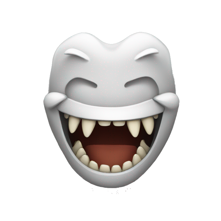 sharp teeth emoji