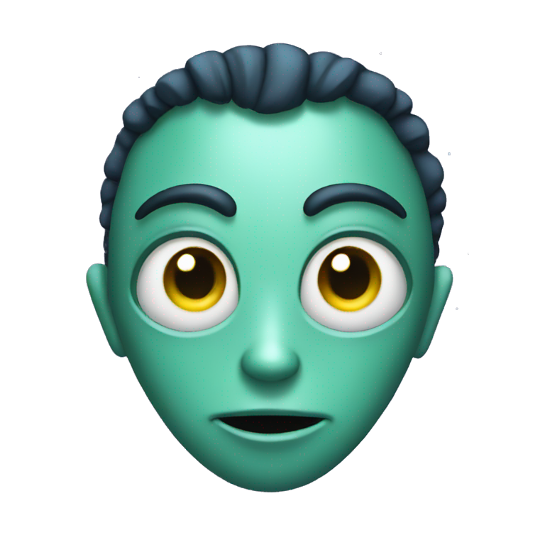 alien with stars in the eyes emoji