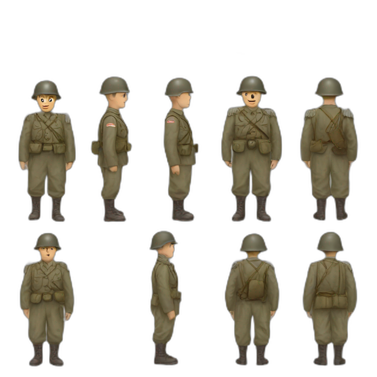 German Soldiers WW2 Arien emoji