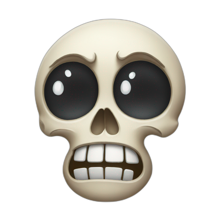 skull emoji crying emoji