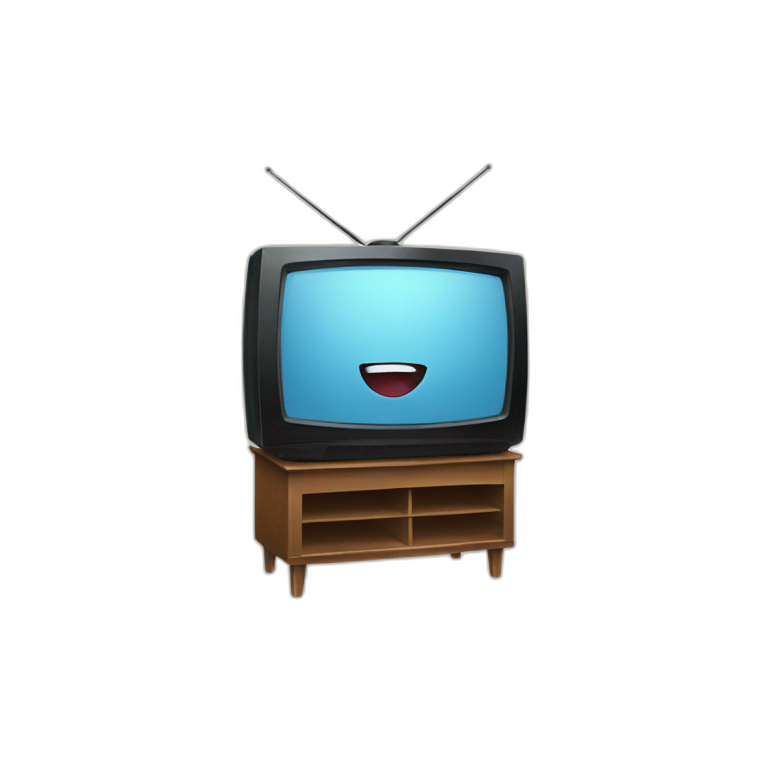 FLAT SCREEN tv set emoji