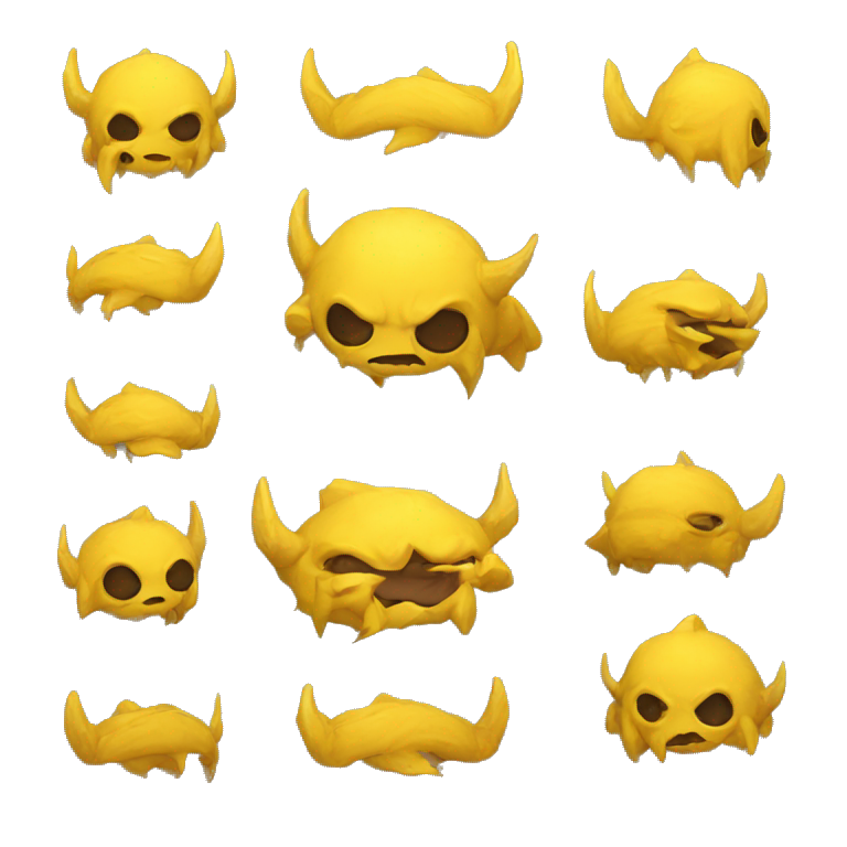 Diablo amarillo  emoji