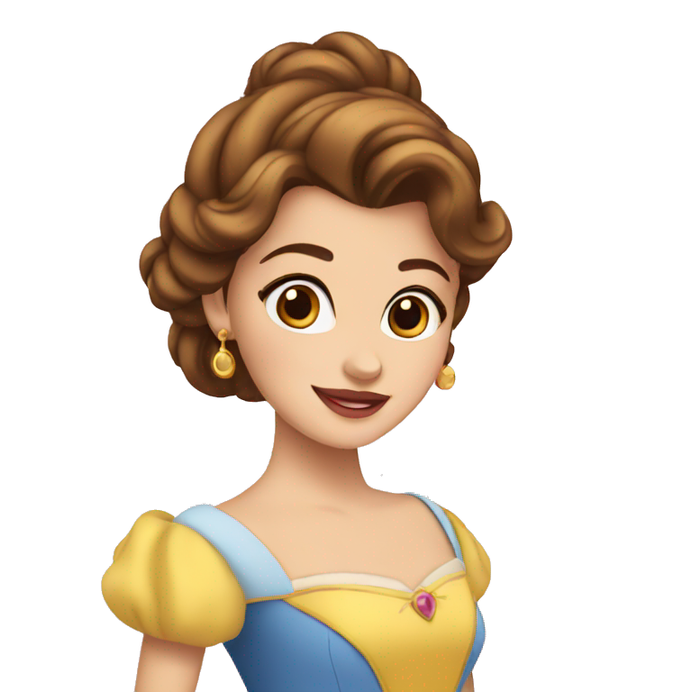 belle princess emoji