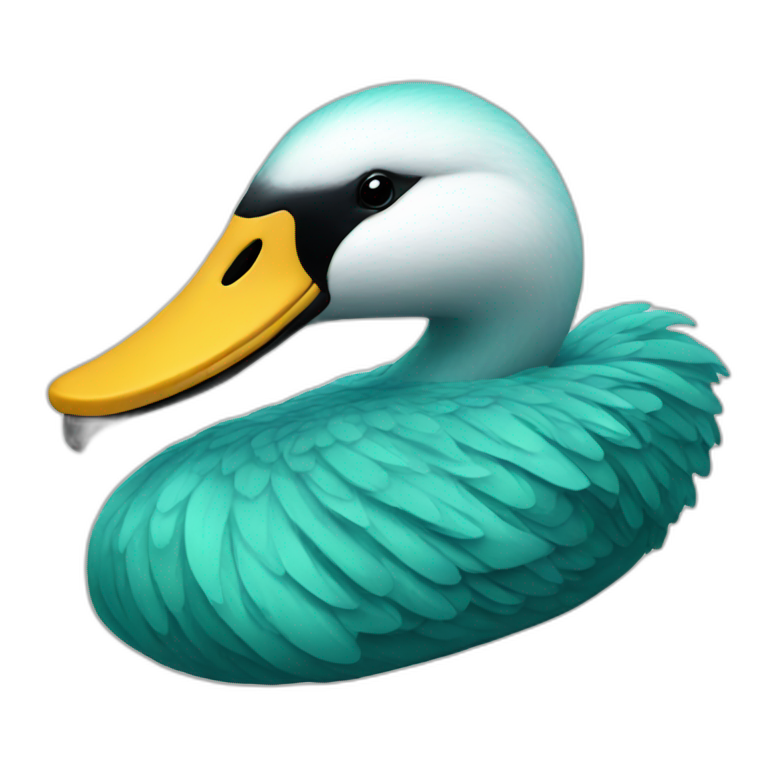 teal swan emoji