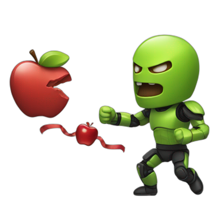 Android beating Apple emoji