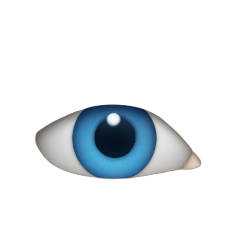 blue eye in the picture emoji