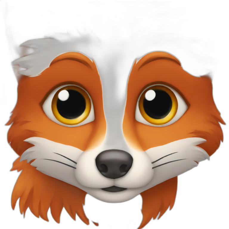 fox eyes hearts emoji