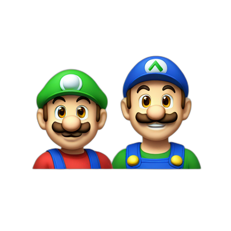 Mario et luigi emoji