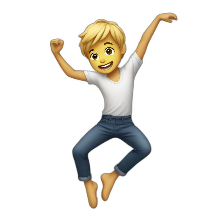 Dancing boy emoji