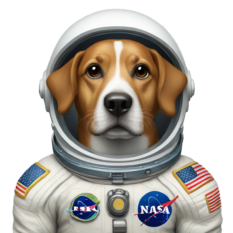 dog astronaut  emoji