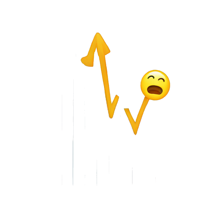 price chart going down emoji