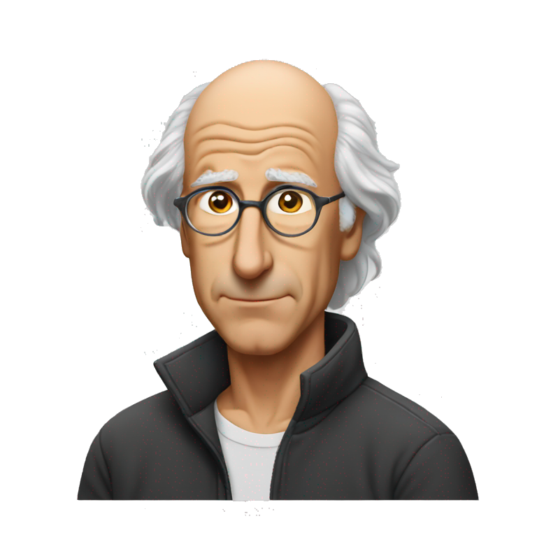 Shrugging shoulders Larry David emoji