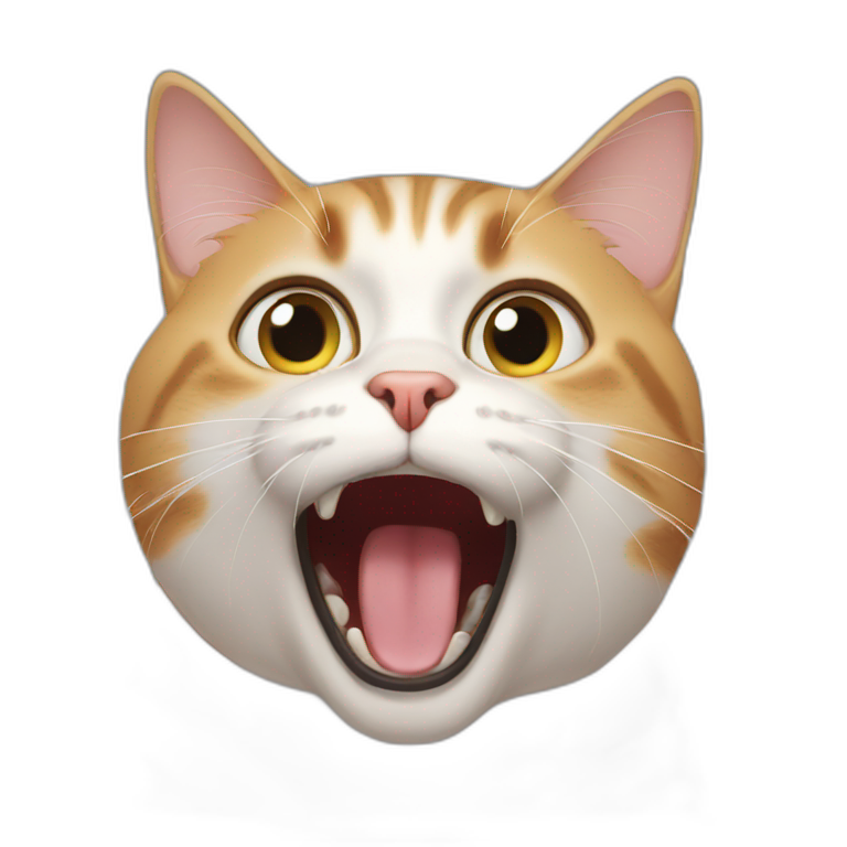 shocked cat meme emoji