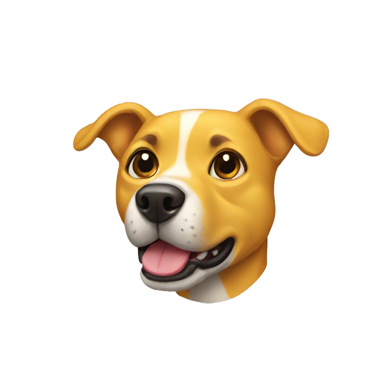 Perro amarillo emoji