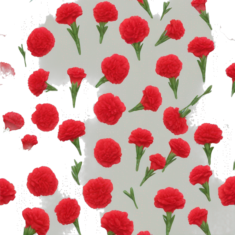 red carnation  emoji