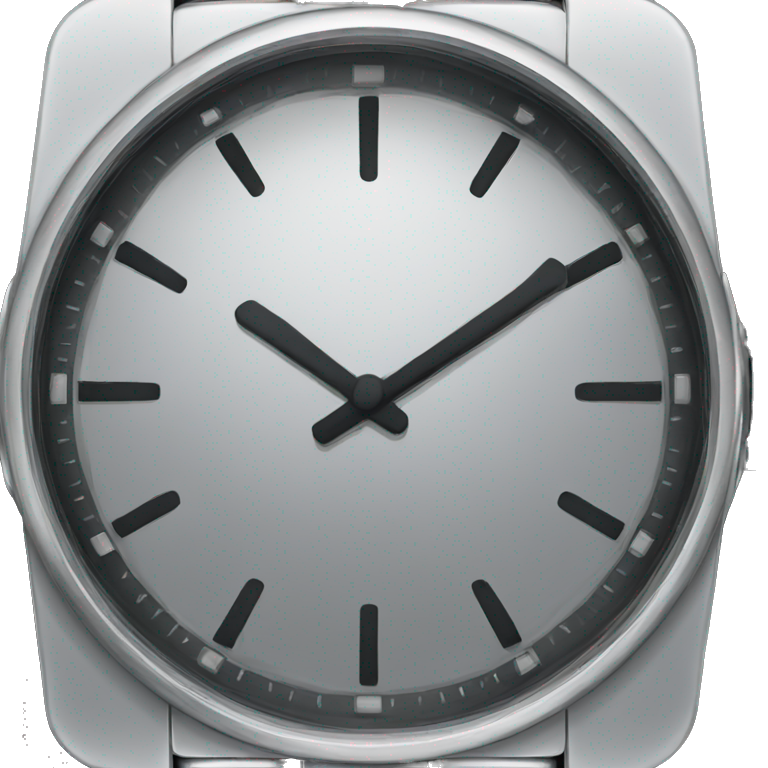 broken silver wristwatch emoji
