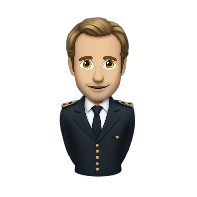 macron rigole emoji