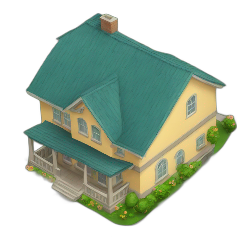 House from above emoji