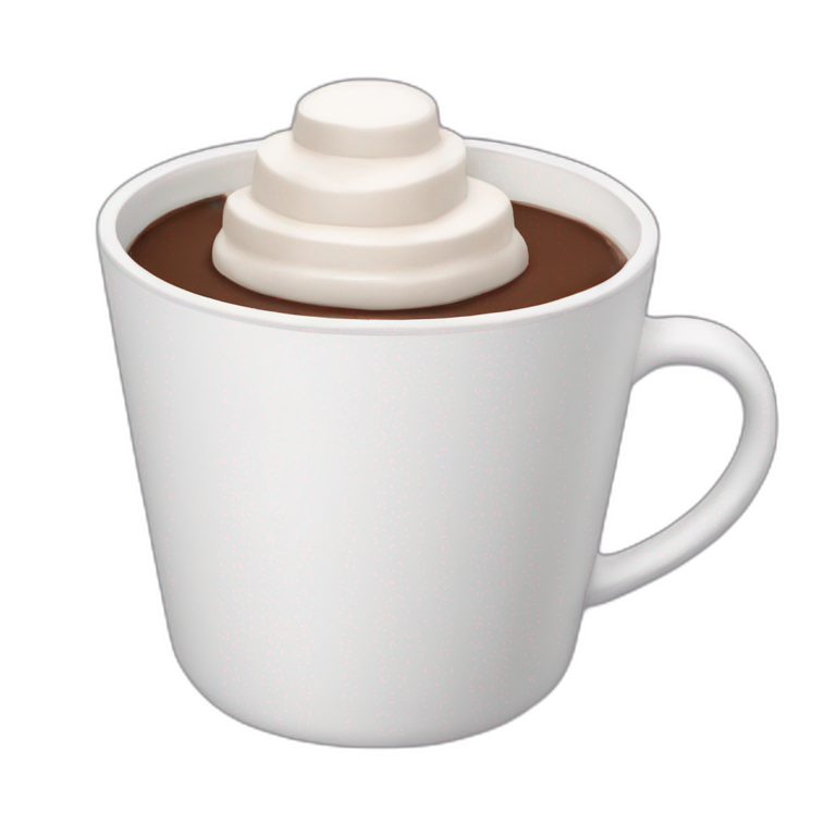 butlers hot chocolate take away cup emoji