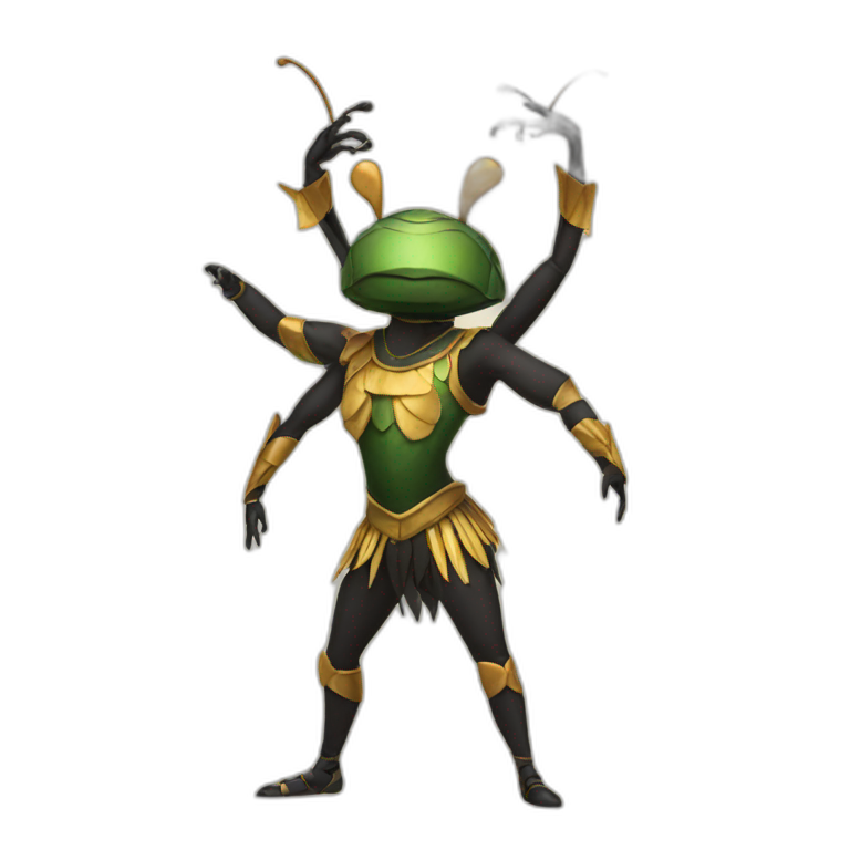 beetle dancer emoji