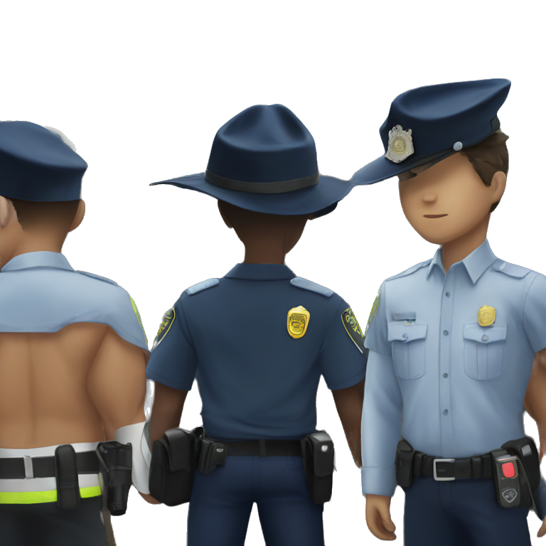 two police boys in uniform emoji