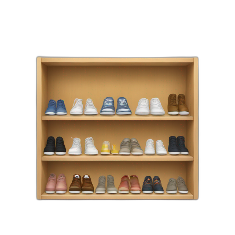 shoe shelf emoji