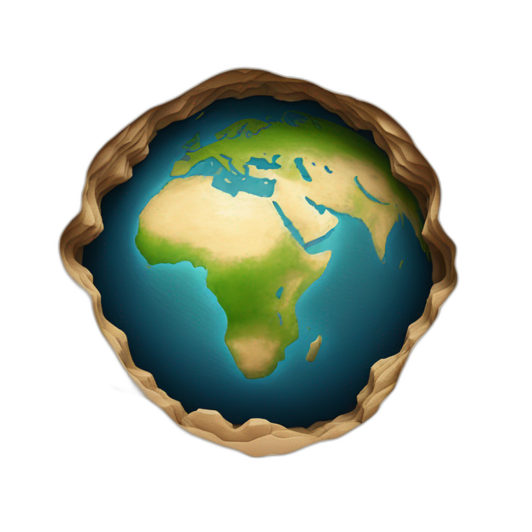 agartha land inside the earth emoji