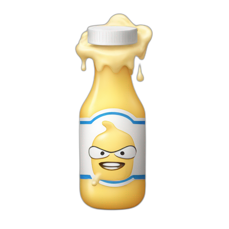 spitting mayonnaise emoji
