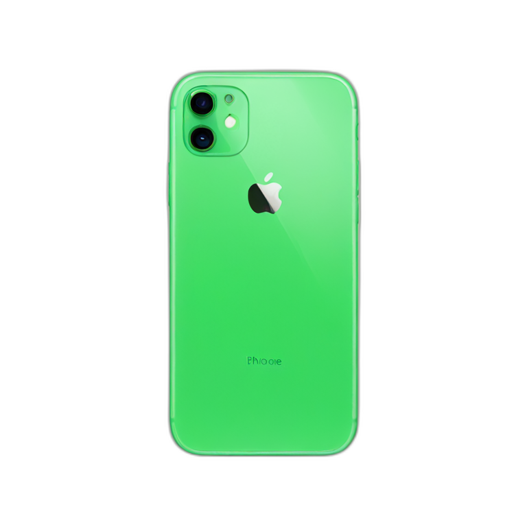green iphone emoji