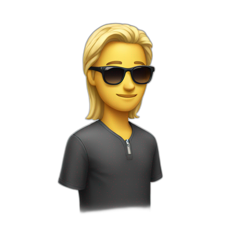 Wearing sunglasses  emoji